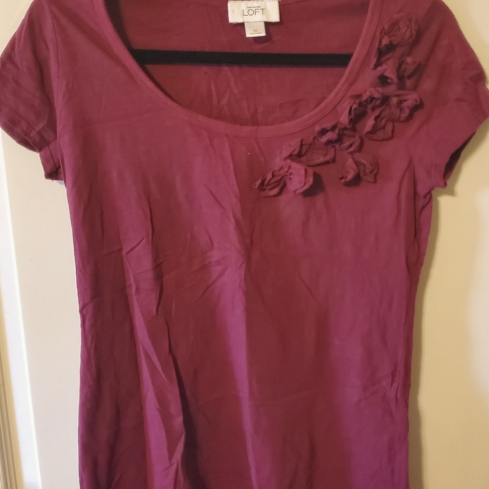 Loft tee with bow detail